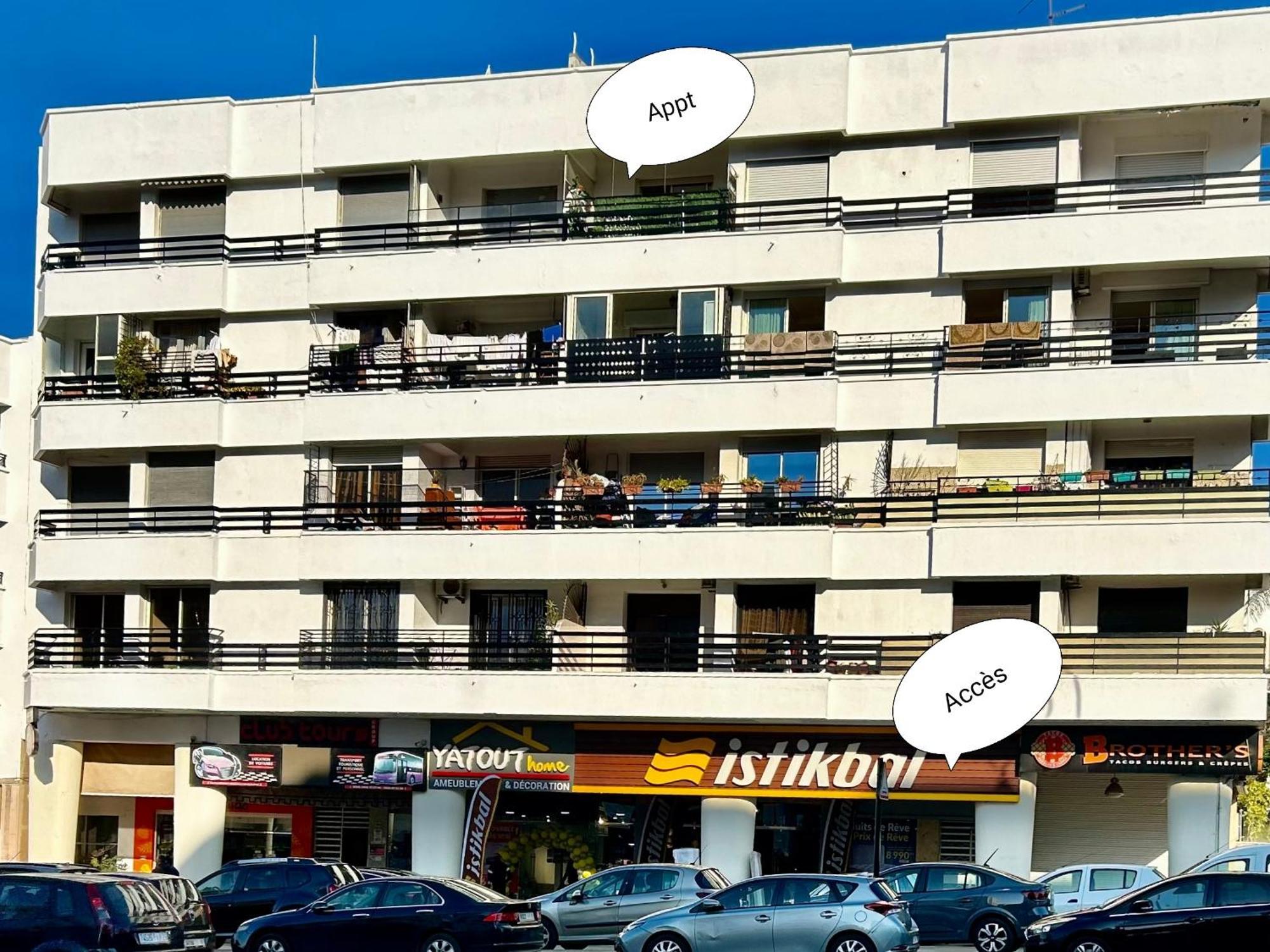 Panoramic View Of Downtown Rabat Appartement Buitenkant foto