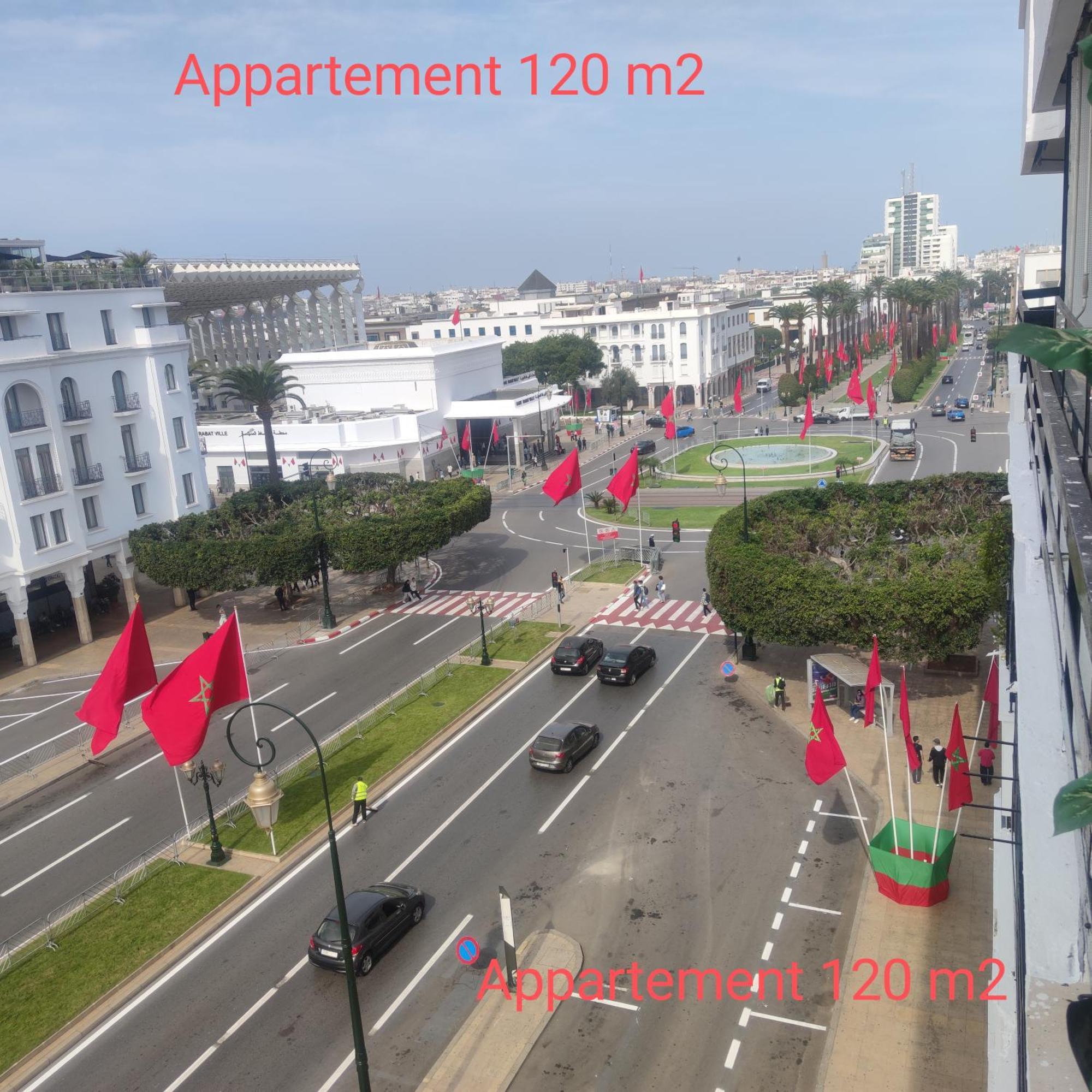 Panoramic View Of Downtown Rabat Appartement Buitenkant foto