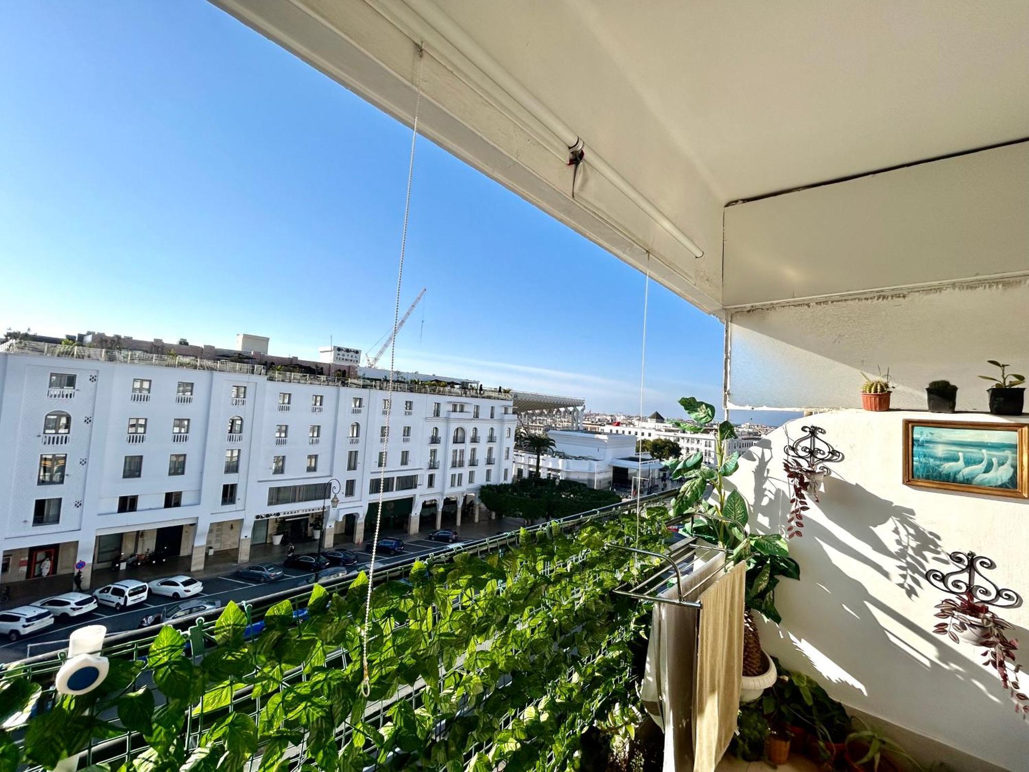 Panoramic View Of Downtown Rabat Appartement Buitenkant foto