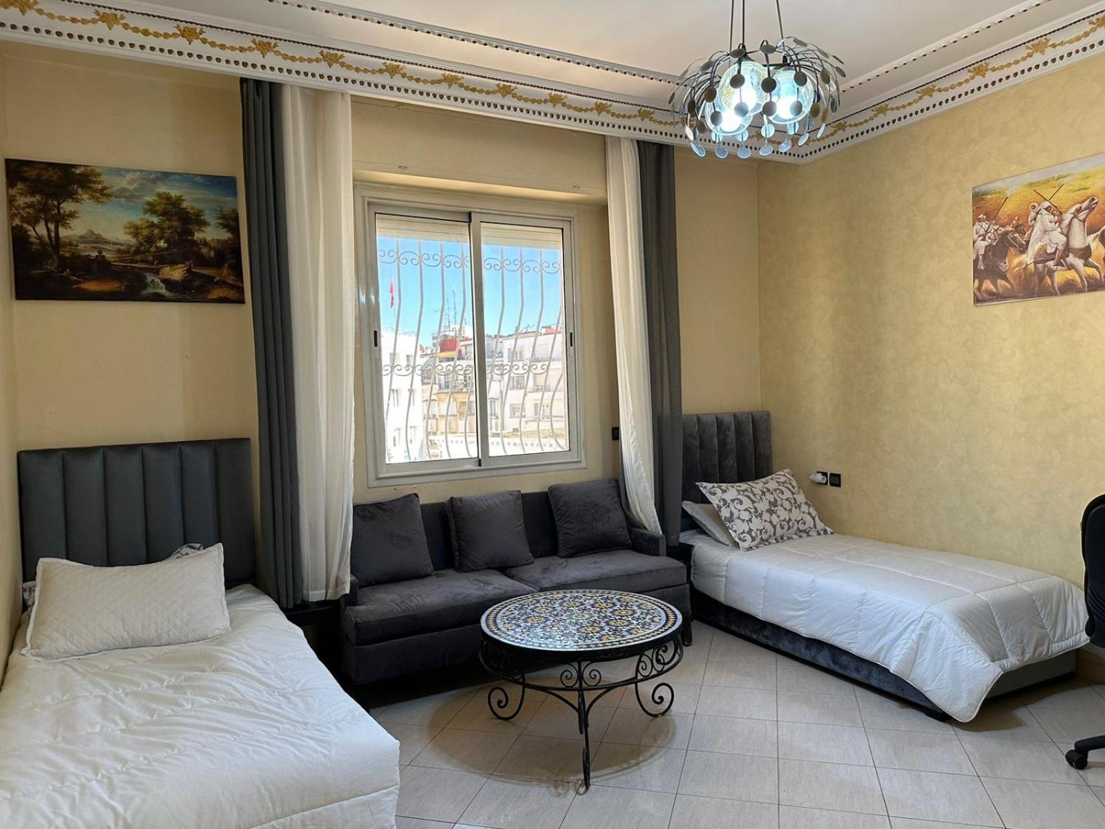 Panoramic View Of Downtown Rabat Appartement Buitenkant foto